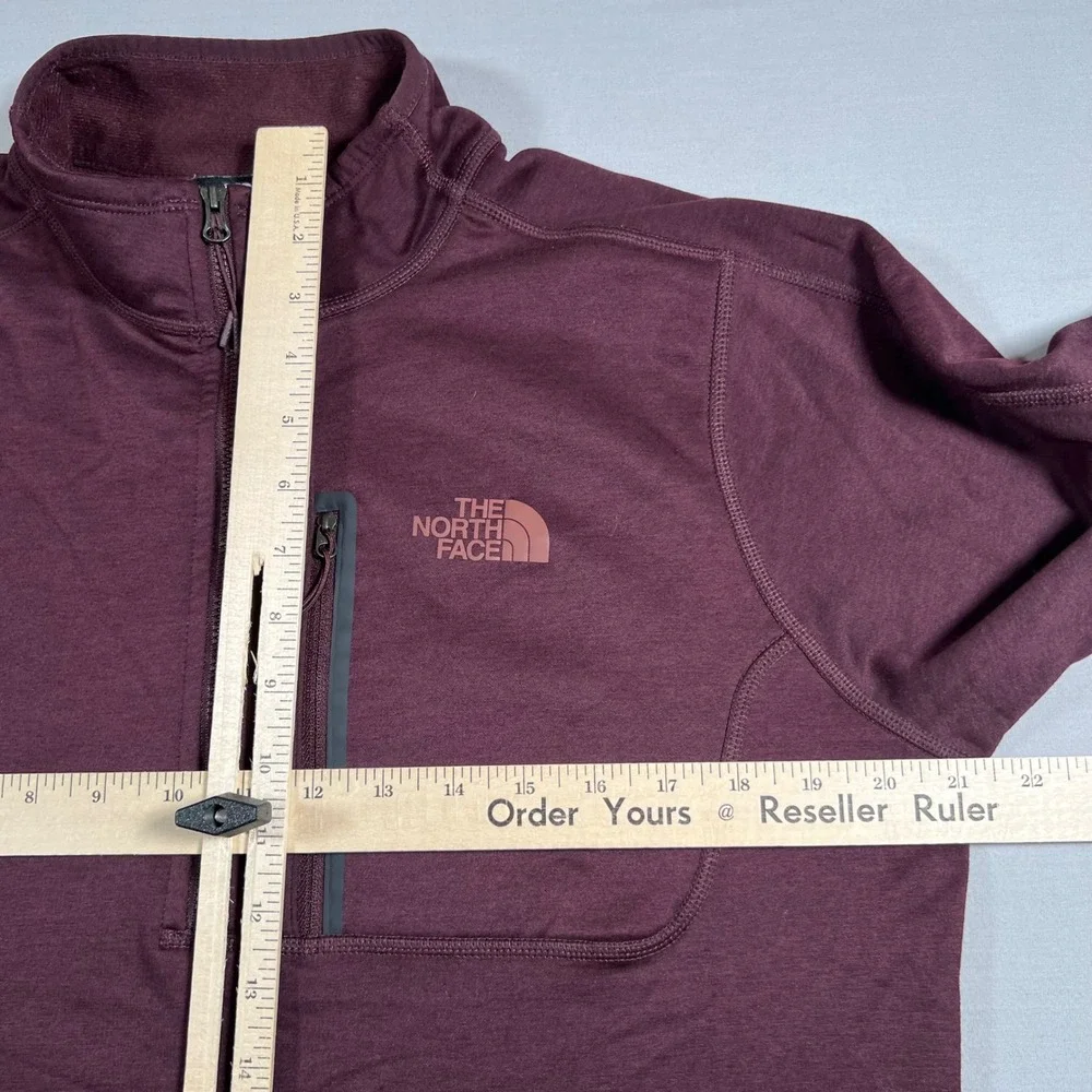 The North Face Canyonlands 1/2 Half Zip Pullover Burgundy Mens Medium